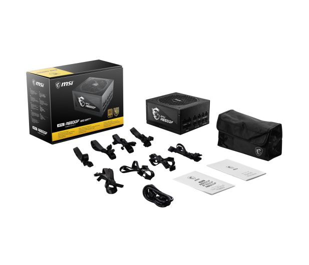 MSI MPG A650GF 650W 80 Plus Gold - 606584 - zdjęcie 6